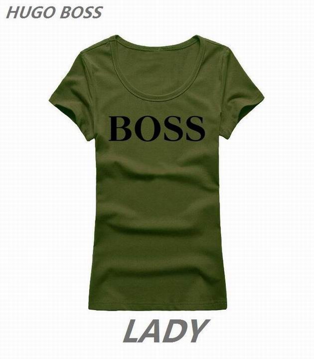 BOSS short round collar T woman S-XL-050